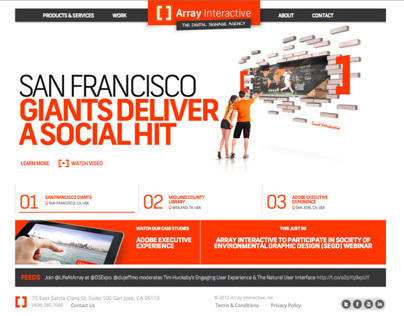 Array Interactive Website Revamp