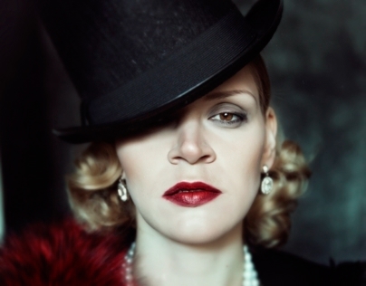 Marlene Dietrich in Noire