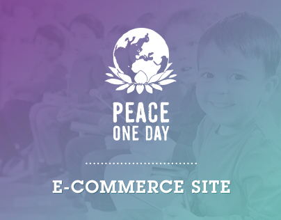 Peace One Day / E-Commerce Site