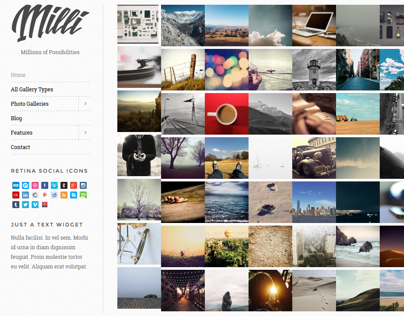 Milli - The Ultimate Photo Gallery WordPress Theme