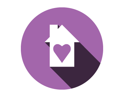 Flat Logo for Home Luv
