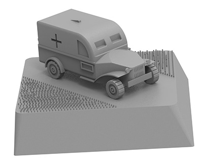 Project thumbnail - 1944 Ambulance Keycap Design