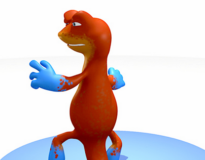 Newt (3D character, animated)