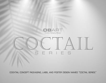 “Coctail brands” concept cocktail packagin design