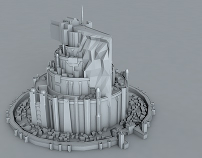 A simplified model of the MINAS TIRITH...