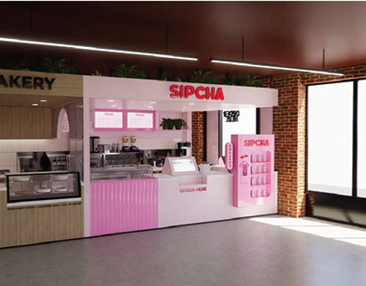 Sipcha - Altrincham Bubble Tea Kiosk Design