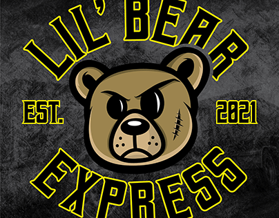 Lil Bear Express Trucking Logo Design