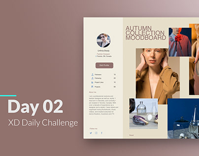 Adobe XD Daily Challenge. Day2. Drag to rearrange