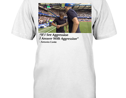 If I See Aggression I Answer With Aggression Shirt