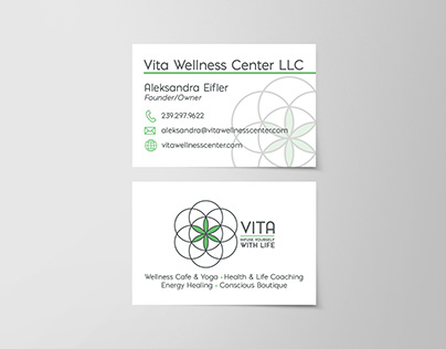 Vita Wellness Center - Logo & Business Card