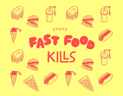 Fast Food Kills - Spot Illustration