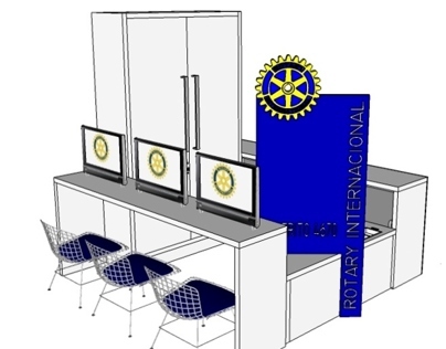 Rotary World Cup's Booth