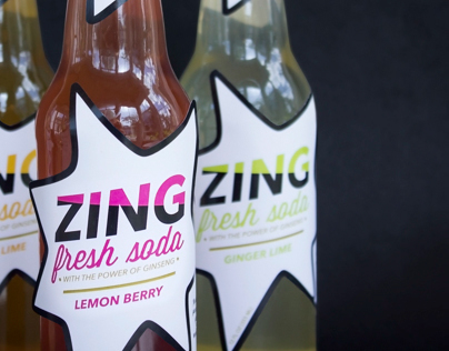 Zing Soda Branding
