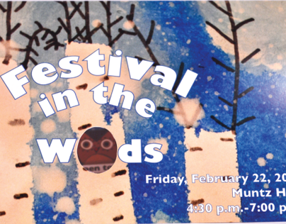 Festival in the Woods invitation