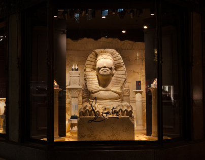 Louboutin display at Saks Fifth Ave, NYC
