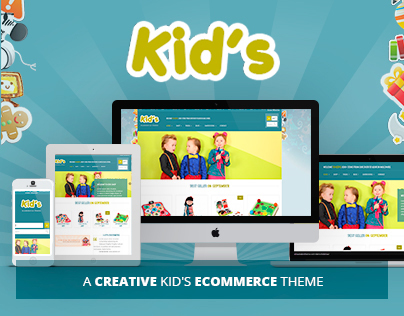 Kidshop – A creative Kid’s ecommerce theme