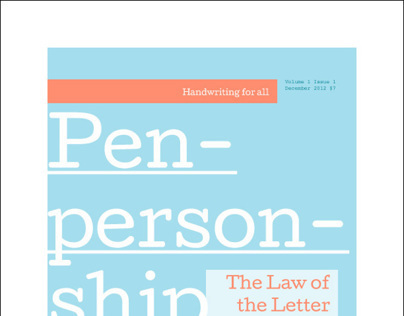 Penpersonship Handwriting Magazine
