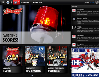 CBC Hockey Night in Canada 2nd Screen