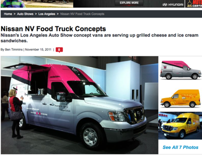 Nissan Food Trucks @ LA Auto Show