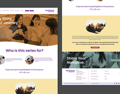 Resilience Collective Page Design