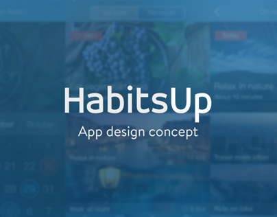HabitsUp - iOS7 Design Concept