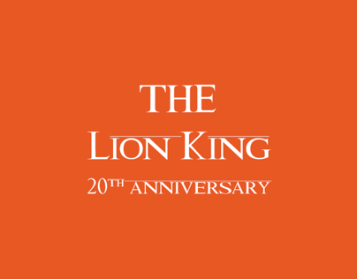 The Lion King 20th Anniversary