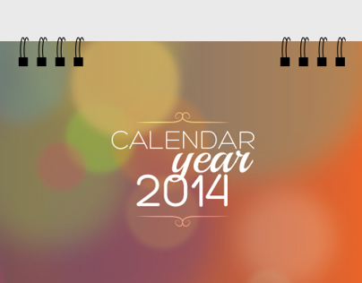 IRIS Home Fragrances - Desk Calendar - 2014