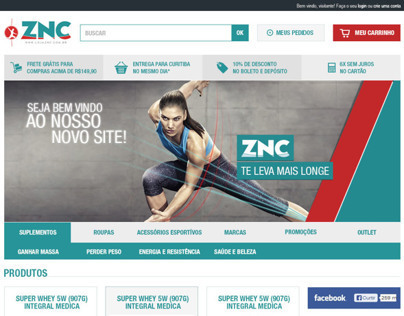 ZNC Suplementos - E-commerce