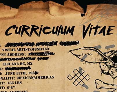 Curriculum Vitae! Pirate Map Template...