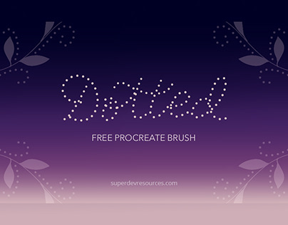 Free Dotted Brush for Procreate