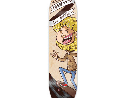 "Possessed To Skate!" Deck Design