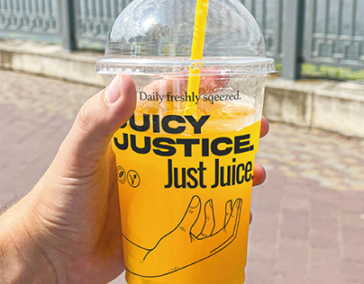 JUICY JUSTICE Just Juice - Full Branding Fresh Juice Co