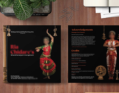 Brochure | Bharatanatyam Arangetram