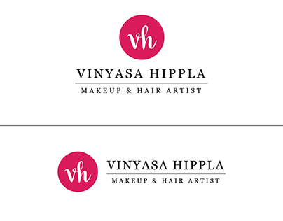 Vinyasa Hippla | Logo design | Makeup Artist