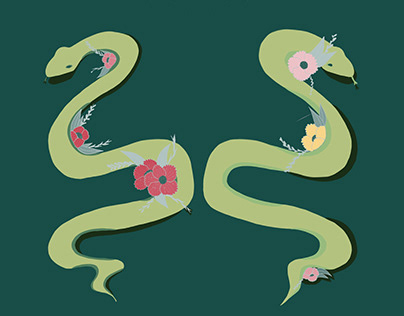 duo of snakes