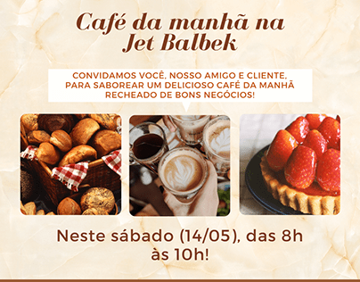 Convites - Café da Manhã (JET BALBEK)