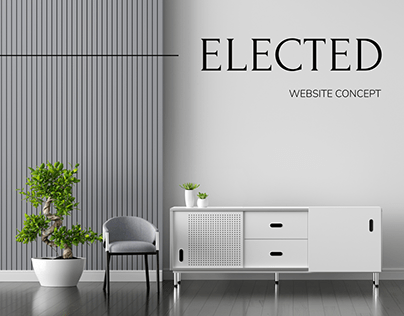 ELECTED furniture store | website concept | магазин