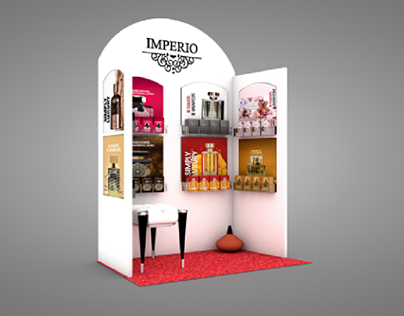 IMPERIO luxury perfumes mini booth