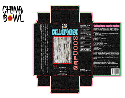 China Bowl Cellophane noodles redesign