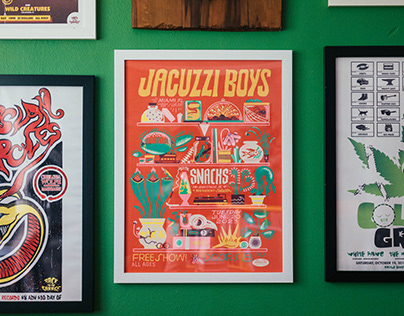 Jacuzzi Boys Gig Poster