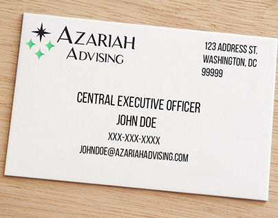 Azariah Advising Logo/Brand Design