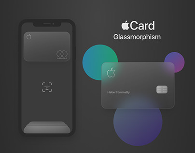 Apple Card - Glassmorphism