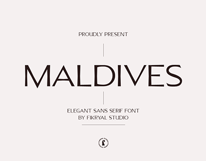 Maldives - Elegant Sans Serif Font