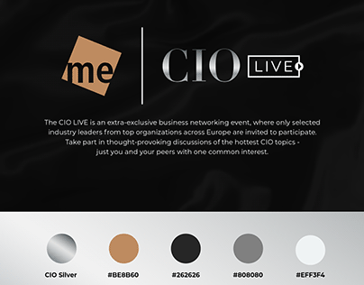 CIO LIVE Exclusive Event Concept