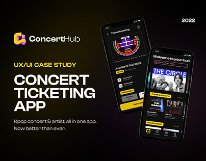 UX/UI CASE STUDY: Concert Ticketing App