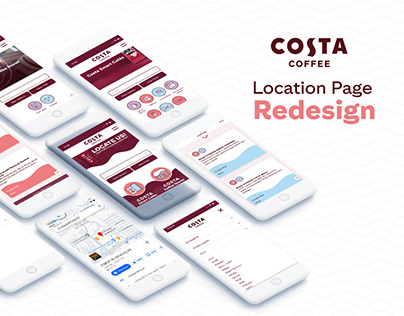 Costa Coffee Malaysia Location Page Redesign