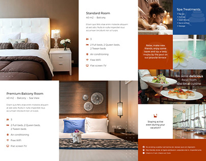 Luxury Design Marine Hotel Brochure