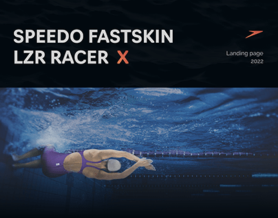 Landing page "Speedo Fastskin LZR Racer X"