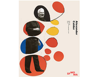 Poster Design: Alexander Calder Exhibition in SFMoMA