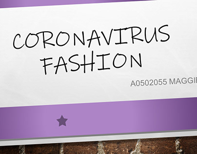 Coronavirus Fashion Design